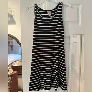 Stripped T-shirt Dress